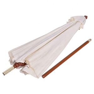 Ô Gỗ 9FT Có Thể Điều Chỉnh Cột Gỗ Ngoài Trời Sân Vườn Che Nắng Màu Be. Lý Tưởng Cho Chiều Cao Sử Dụng Thương Mại Và Dân Cư - Product Image 3