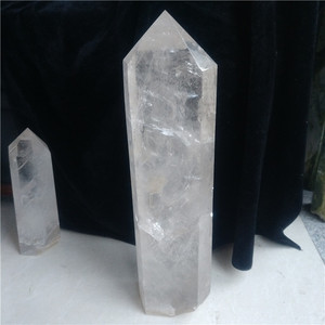 Longue et mince grande <span class=keywords><strong>taille</strong></span> naturelle en cristal de quartz transparent points de guérison baguettes - Product Image 6