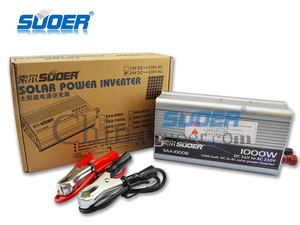 อินเวอร์เตอร์ <span class=keywords><strong>Suoer</strong></span> 1kw 24 โวลต์ ดีซี เป็น 220 โวลต์ แอค คอนเวอร์เตอร์ 1000w อินเวอร์เตอร์ปรับแต่งกำลังไฟฟ้าสำหรับโซลาร์ - Product Image 6