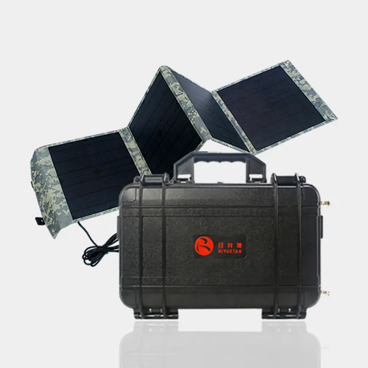Generador solar impermeable para acampar al aire libre, batería de litio de larga duración integrada de 500 <span class=keywords><strong>vatios</strong></span>