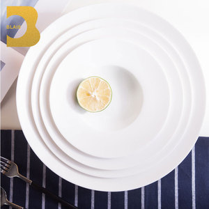 Restaurant italien en céramique à haute température <span class=keywords><strong>vaisselle</strong></span> en porcelaine 10.75 "Dessert pâtes soupe hôtel utilisé en gros assiettes à dîner - Product Image 3