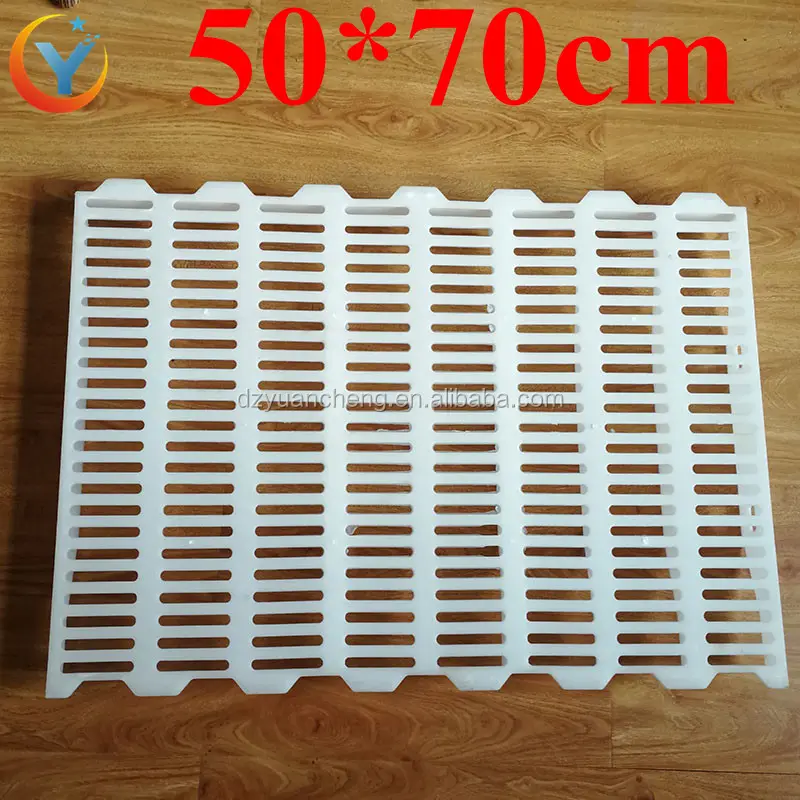 Duro di plastica letto maiale doghe maiale tipo di pavimento di plastica slat per i suini 50*70 centimetri