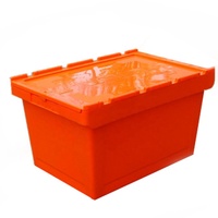 Promotion : Caisse de Rangement Solide Empilable et Emboîtable en Plastique PP Robuste, Conception Empilable et Emboîtable, Charge Maximale 50 kg