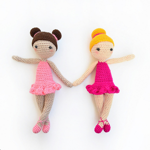 Poupées Em Crochet Amigurumi Baby Sisters, poupées au crochet mignonnes, faites à la main, jouets pour filles - Product Image 6