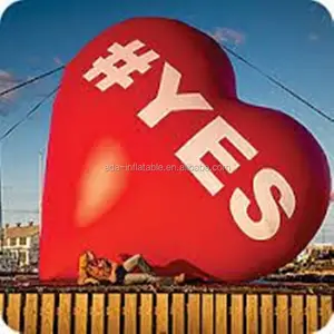 Corazón inflable grande personalizado para publicidad de San Valentín, A195