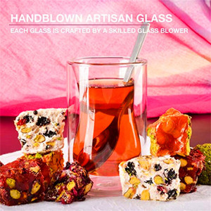 Set di <span class=keywords><strong>bicchieri</strong></span> <span class=keywords><strong>da</strong></span> tè isolati tazza trasparente tazze <span class=keywords><strong>da</strong></span> caffè <span class=keywords><strong>bicchieri</strong></span> a doppia parete bicchiere termico per caffettiera turca - Product Image 4