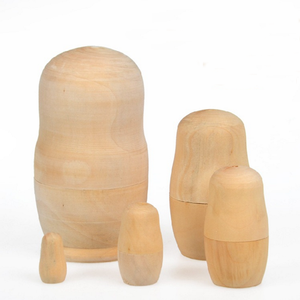 Fai Da Te personalizzati In Bianco Di Legno Russo Nesting Dolls <span class=keywords><strong>Matryoshka</strong></span> - Product Image 2