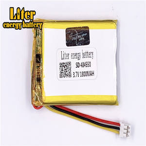 Connector 2,0-3 p 3,7 V 484550 1800 mAh rechargeable LiPo battery solar Li ion polymer lithium battery with PCM - Product Image 2