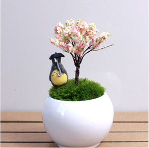 <span class=keywords><strong>Mini</strong></span> arbres artificiels <span class=keywords><strong>en</strong></span> <span class=keywords><strong>pot</strong></span>, 7 cm, rayons féeriques, jardin, pelouse, cerises - Product Image 2