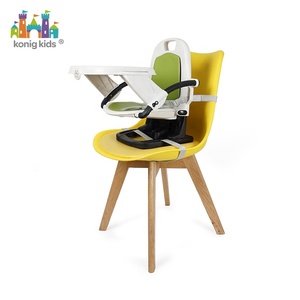 <span class=keywords><strong>Chaise</strong></span> haute pliable en plastique portable pour bébé Konig Kids - Conception durable pour les repas des tout-petits - Product Image 2