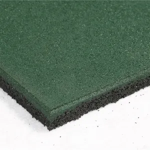 Rubber Floor Tiles / Crossfit Gym Rubber Floor mat 40mm Thickness