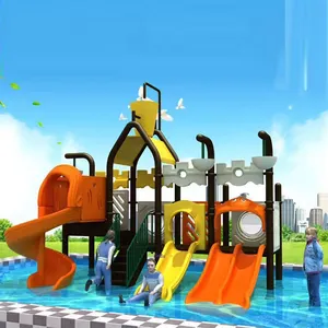 Bettaplay Hot sale swimming pool water slide playground, water park play equipment fiberglass water slides