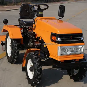 محرك البنزين الزراعة أدوات يدوية محراث للمزرعة جرار صغير 18HP 4WD