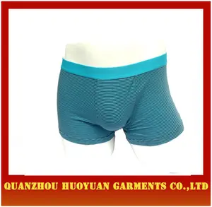 Huoyuan cueca boxer masculina, modelo simples de fibra de bambu 100% coleção 2015