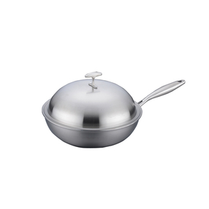 Haute Qualité Meilleur Prix En Acier Inoxydable batterie de Cuisine Pot de Cuisson En Acier Inoxydable Poêle <span class=keywords><strong>Wok</strong></span> - Product Image 1