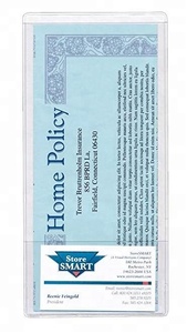 Porte-billets de loterie en PVC plastique très vendu, portefeuille pour billets d'assurance - Product Image 2