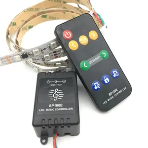 9 tasti RF remote control mini di Musica ha condotto il regolatore 600 pixel supportati SP106E