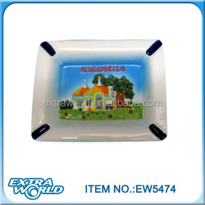 Handpainting encargo al <span class=keywords><strong>por</strong></span> mayor souvenir cenicero para <span class=keywords><strong>Italia</strong></span> viaje - Product Image 1