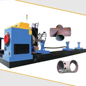 Piping Fabric Works Pipe Cutting Machine Steel Profiles Flame Plasma CNC Cutting Machine