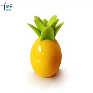 30 ml ABS Fruit Vorm Ananas Zalfpotje voor Kinderen