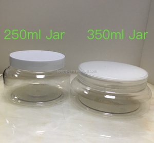 Transparenter PET-Kosmetik behälter aus Kunststoff 250ml 350ml 500ml Rundform verpackung für Lotion Cream Shampoo Kapazität - Product Image 3