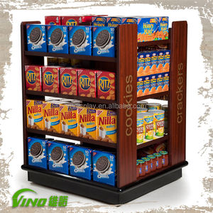 VINO W226 Estante de Almacenamiento de Madera Laminada con Melamina, Exhibidor de Piso para Cerveza, Mueble de Exhibición - Product Image 4