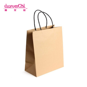 Faible MOQ <span class=keywords><strong>pas</strong></span> <span class=keywords><strong>cher</strong></span> réutilisable manche plat <span class=keywords><strong>sac</strong></span> <span class=keywords><strong>en</strong></span> <span class=keywords><strong>papier</strong></span> kraft d'achats - Product Image 1