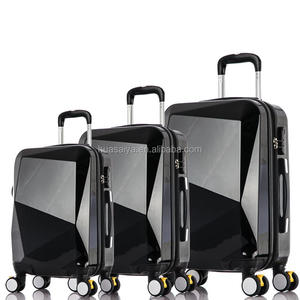 Proveedor de China alibaba la última maleta de pc de moda de 3 piezas con carrito de equipaje - Product Image 4