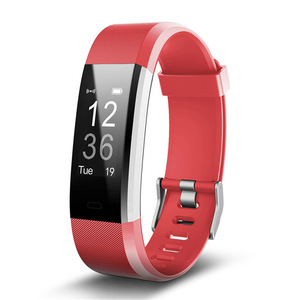 Reloj Inteligente Android Barato Más Vendido ID115 Plus con Pantalla OLED, Resistente al Agua IP67, Reloj Despertador, Monitor <span class=keywords><strong>de</strong></span> Sueño, Correa <span class=keywords><strong>de</strong></span> Goma <span class=keywords><strong>de</strong></span> 0.96 Pulgadas, Unisex - Product Image 4