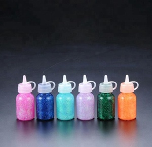 Pegamento Líquido Brillante de Primera Calidad con Purpurina de Colores del Arcoíris, 30 ml, Certificado por PVC EN71, en Caja, para Decoración de Tarjetas y Uso Artístico - Product Image 1