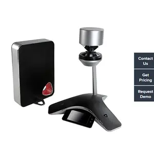 Suara HD 1080 P Sistem Speaker Aktif SIP Video Conference Telepon Polycom CX5500