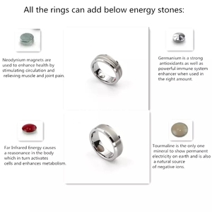 2025 Hot Bán sọ Nhẫn Cưới Quà Tặng nam châm tinh khiết Germanium Nhẫn - Product Image 6