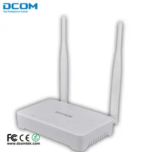 Casa wi-fi realtek 4 RJ45 portas LAN 2 * 5dbi antena fixa 300mbps QOS roteador sem fio