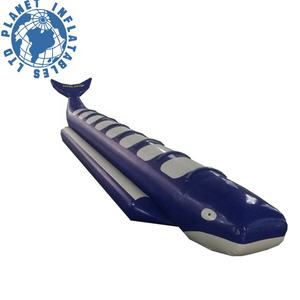 Bote Inflable de Agua con Forma de Tiburón Ballena de PVC de Alta Calidad de 0.9 mm para 8 Pasajeros en Venta - Product Image 3