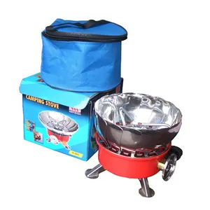 camping gas stove with cylinder