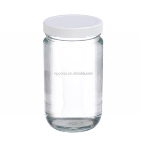 Frasco <span class=keywords><strong>de</strong></span> Vidrio Recto <span class=keywords><strong>de</strong></span> 32 oz con <span class=keywords><strong>Boca</strong></span> Ancha - Product Image 1