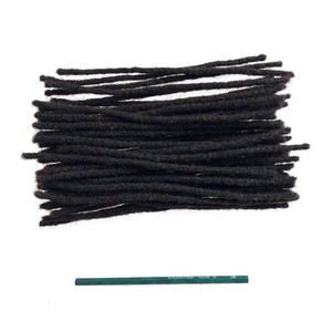 Di alta Qualità Stretto Afro Crespo Dei Capelli Dei Capelli Umani di Estensioni Dreadlocks Fatti A Mano Locs Per Le Persone di Colore - Product Image 1