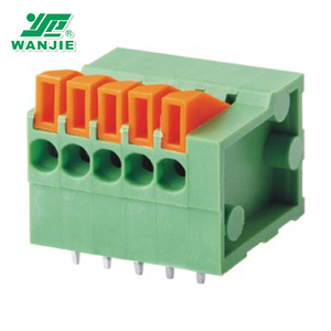 वांजी 2.54 मिमी पिच स्प्रिंग टर्मिनल ब्लॉक WJ141R-2.54 - Product Image 1