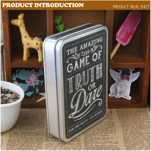 Jeu pour adultes, carte à jouer, en papier, personnalisé, dans mini boîte en fer, - Product Image 5