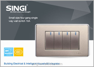 Công Tắc Điện Gắn Tường Giá Rẻ <span class=keywords><strong>2</strong></span> Gang 1 <span class=keywords><strong>Way</strong></span> 250V 10 Amp Thiết Bị Chuyển Mạch Điện Gắn Tường Dùng Cho Gia Đình - Product Image 4