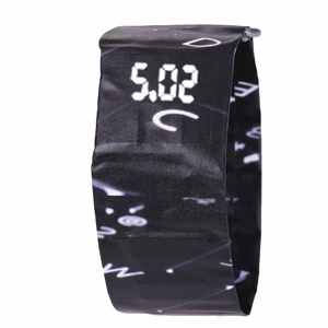 Nuovo Unisex digitale luce LED carta orologio resistente all'acqua e prodotti vari domestici - Product Image 3