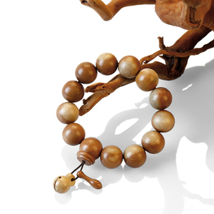 Bracelet jaune, chapelet de prière, bracelet en bois, poisson, hommes, femmes, fournisseur religieux bouddhiste - Product Image 4
