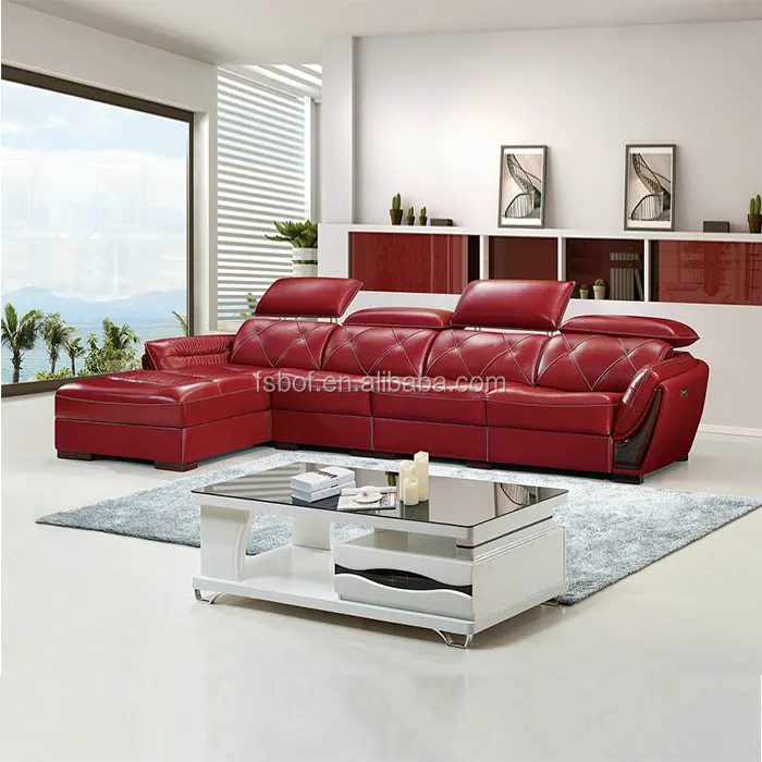 610 klassisches design bilder echtem leder möbel l oder u förmige wohnzimmer sofa set luxus 7 sitzer ecksofa set