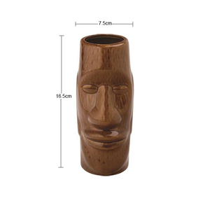 Custom Brown <strong>Easter</strong> Island Ceramic Tiki <strong>Mug</strong> - Product Image 6