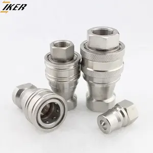 KZF ISO 7241-1 Series B ball locked stainless steel quick disconnect coupling