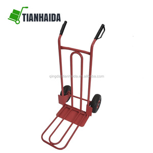 Chariot de rangement pliable <span class=keywords><strong>3</strong></span> en <span class=keywords><strong>1</strong></span> rouge <span class=keywords><strong>Convertible</strong></span>, accessoire rouge pour camion à main - Product Image 6