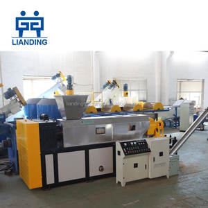 פלסטיק PP PE HDPE פוליאתילן סרט לוחץ גרנולות מהתייבשות Pelletizing מכונת - Product Image 4