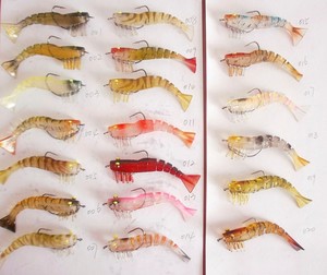 Esca <span class=keywords><strong>Artificiale</strong></span> Morbida Luminosa a Forma di <span class=keywords><strong>Gamberetto</strong></span>, Esca Segmentata per la <span class=keywords><strong>Pesca</strong></span> - Product Image 6