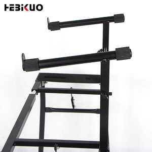 Q-60 Meilleur support de piano à clavier double réglable à <span class=keywords><strong>2</strong></span> niveaux à vendre Accessoires d'instruments de musique de Noël - Product Image 2