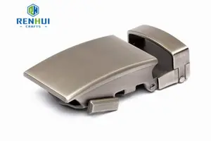 China Hersteller 2D 3D Nickel Messing Gold Metall Herren individuelle Gürtel Schnalle